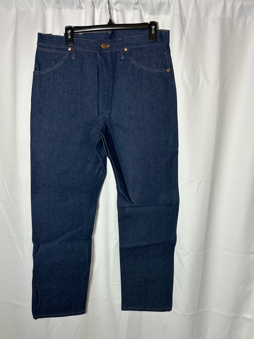 Wrangler Indigo Straight-Leg Men's Jeans 34x32